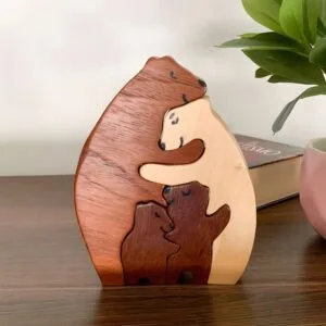 AMOR ETERNO  (es un "Mística") (4 pz armado de madera fina)