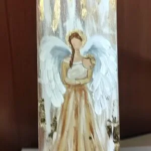 Serie de Ángeles 15 x 35 cm (acrilico en madera fina) (es un "Ibañez 24") (a pedido)