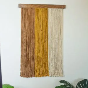 HILOS Y MADERA 2 - RECTANGULO (100 X 150 cm)