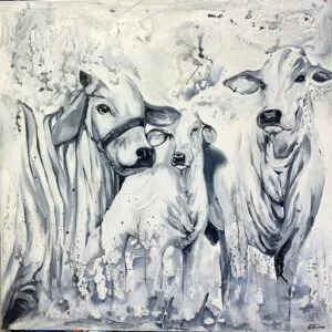DESCENDENCIA   (Acrilico en lienzo)   (80 x 60 cm)  VENDIDO